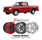 FORGED WHEELS RIMS for DODGE DAKOTA 1990 - 1996

Custom forged wheels for Dodge Dakota 1990 - 1996. Made-to-order monoblock, 2-piece and 3-piece rims in custom sizes, offsets, colors and finishes with guaranteed fitment.

We manufacture premium quality forged wheels rims for Dodge Dakota 1990 - 1996 in any design, size, color.

THIS WHEEL DESIGN CAN BE CUSTOM-MADE FOR YOUR CAR IN ANY SIZE AND COLOR OPTIONS
Available in monoblock, 2-piece, 3-piece, duoblock, beadlock
3D wheel renderings are provided accordin