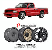 FORGED WHEELS RIMS for DODGE DAKOTA R T 1997 - 2011

Custom forged wheels for Dodge Dakota R T 1997 - 2011. Made-to-order monoblock, 2-piece and 3-piece rims in custom sizes, offsets, colors and finishes with guaranteed fitment.

We manufacture premium quality forged wheels rims for Dodge Dakota R T 1997 - 2011 in any design, size, color.

THIS WHEEL DESIGN CAN BE CUSTOM-MADE FOR YOUR CAR IN ANY SIZE AND COLOR OPTIONS
Available in monoblock, 2-piece, 3-piece, duoblock, beadlock
3D wheel renderings are provi
