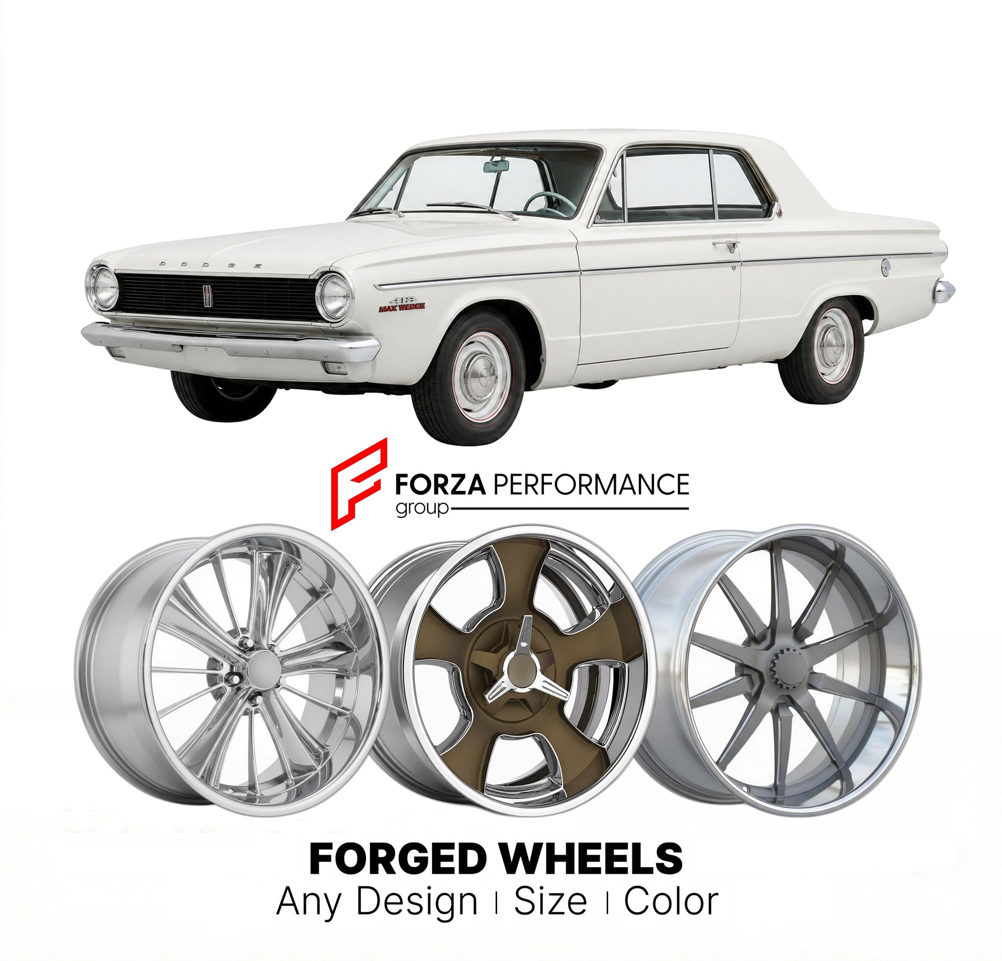 CUSTOM CLASSIC VINTAGE RESTOMOD RETRO OLD SCHOOL FORGED WHEELS RIMS fo
