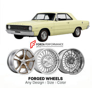 CUSTOM CLASSIC VINTAGE RESTOMOD RETRO OLD SCHOOL FORGED WHEELS RIMS for DODGE DART GT 1966 - 1966
Custom forged wheels for classic American muscle cars. Ideal for restomod builds, vintage restorations, and show cars. Deep dish and retro styling available.

We manufacture premium quality forged wheels rims for Dodge Dart GT 1966 - 1966 in any design, size, color.

THIS WHEEL DESIGN CAN BE CUSTOM-MADE FOR YOUR CAR IN ANY SIZE AND COLOR OPTIONS
Available in monoblock, 2-piece, 3-piece, duoblock, beadlock
3D wh