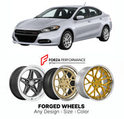 FORGED WHEELS RIMS for DODGE DART SXT PF 2013 - 2016

Custom forged wheels for Dodge Dart SXT PF 2013 - 2016. Made-to-order monoblock, 2-piece and 3-piece rims in custom sizes, offsets, colors and finishes with guaranteed fitment.

We manufacture premium quality forged wheels rims for Dodge Dart SXT PF 2013 - 2016 in any design, size, color.

THIS WHEEL DESIGN CAN BE CUSTOM-MADE FOR YOUR CAR IN ANY SIZE AND COLOR OPTIONS
Available in monoblock, 2-piece, 3-piece, duoblock, beadlock
3D wheel renderings are pr