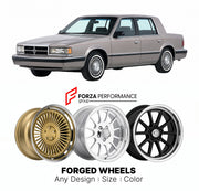 FORGED WHEELS RIMS for DODGE DYNASTY 1988 - 1993

Custom forged wheels for Dodge Dynasty 1988 - 1993. Made-to-order monoblock, 2-piece and 3-piece rims in custom sizes, offsets, colors and finishes with guaranteed fitment.

We manufacture premium quality forged wheels rims for Dodge Dynasty 1988 - 1993 in any design, size, color.

THIS WHEEL DESIGN CAN BE CUSTOM-MADE FOR YOUR CAR IN ANY SIZE AND COLOR OPTIONS
Available in monoblock, 2-piece, 3-piece, duoblock, beadlock
3D wheel renderings are provided accor