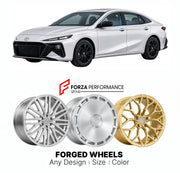 Custom forged wheels for Dodge GAC Trumpchi Attitude Empow Twin 2024+. Made-to-order monoblock, 2-piece and 3-piece wheels in custom sizes, offsets, colors and finishes with guaranteed vehicle fitment.

We manufacture premium quality forged wheels rims for Dodge GAC Trumpchi Attitude Empow Twin 2024+ in any design, size, color.

THIS WHEEL DESIGN CAN BE CUSTOM-MADE FOR YOUR CAR IN ANY SIZE AND COLOR OPTIONS
Available in monoblock, 2-piece, 3-piece, duoblock, beadlock
3D wheel renderings are provided accordi