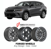 FORGED WHEELS RIMS for DODGE HORNET R T 2023+

Custom forged wheels for Dodge Hornet R T 2023+. Made-to-order monoblock, 2-piece and 3-piece rims in custom sizes, offsets, colors and finishes with guaranteed fitment.

We manufacture premium quality forged wheels rims for Dodge Hornet R T 2023+ in any design, size, color.

THIS WHEEL DESIGN CAN BE CUSTOM-MADE FOR YOUR CAR IN ANY SIZE AND COLOR OPTIONS
Available in monoblock, 2-piece, 3-piece, duoblock, beadlock
3D wheel renderings are provided according to t