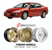 FORGED WHEELS RIMS for DODGE INTREPID R T 1999 - 2004

Custom forged wheels for Dodge Intrepid R T 1999 - 2004. Made-to-order monoblock, 2-piece and 3-piece rims in custom sizes, offsets, colors and finishes with guaranteed fitment.

We manufacture premium quality forged wheels rims for Dodge Intrepid R T 1999 - 2004 in any design, size, color.

THIS WHEEL DESIGN CAN BE CUSTOM-MADE FOR YOUR CAR IN ANY SIZE AND COLOR OPTIONS
Available in monoblock, 2-piece, 3-piece, duoblock, beadlock
3D wheel renderings are