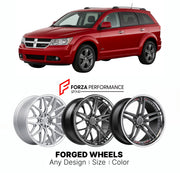 FORGED WHEELS RIMS for DODGE JOURNEY GT 2009 - 2020

Custom forged wheels for Dodge Journey GT 2009 - 2020. Made-to-order monoblock, 2-piece and 3-piece rims in custom sizes, offsets, colors and finishes with guaranteed fitment.

We manufacture premium quality forged wheels rims for Dodge Journey GT 2009 - 2020 in any design, size, color.

THIS WHEEL DESIGN CAN BE CUSTOM-MADE FOR YOUR CAR IN ANY SIZE AND COLOR OPTIONS
Available in monoblock, 2-piece, 3-piece, duoblock, beadlock
3D wheel renderings are provi