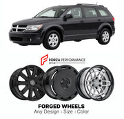 FORGED WHEELS RIMS for DODGE JOURNEY SE 2009 - 2020

Custom forged wheels for Dodge Journey SE 2009 - 2020. Made-to-order monoblock, 2-piece and 3-piece rims in custom sizes, offsets, colors and finishes with guaranteed fitment.

We manufacture premium quality forged wheels rims for Dodge Journey SE 2009 - 2020 in any design, size, color.

THIS WHEEL DESIGN CAN BE CUSTOM-MADE FOR YOUR CAR IN ANY SIZE AND COLOR OPTIONS
Available in monoblock, 2-piece, 3-piece, duoblock, beadlock
3D wheel renderings are provi