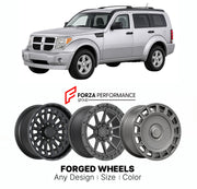 FORGED WHEELS RIMS for DODGE NITRO SLT 2007 - 2012

Custom forged wheels for Dodge Nitro SLT 2007 - 2012. Made-to-order monoblock, 2-piece and 3-piece rims in custom sizes, offsets, colors and finishes with guaranteed fitment.

We manufacture premium quality forged wheels rims for Dodge Nitro SLT 2007 - 2012 in any design, size, color.

THIS WHEEL DESIGN CAN BE CUSTOM-MADE FOR YOUR CAR IN ANY SIZE AND COLOR OPTIONS
Available in monoblock, 2-piece, 3-piece, duoblock, beadlock
3D wheel renderings are provided