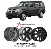 FORGED WHEELS RIMS for DODGE NITRO SXT 2007 - 2012

Custom forged wheels for Dodge Nitro SXT 2007 - 2012. Made-to-order monoblock, 2-piece and 3-piece rims in custom sizes, offsets, colors and finishes with guaranteed fitment.

We manufacture premium quality forged wheels rims for Dodge Nitro SXT 2007 - 2012 in any design, size, color.

THIS WHEEL DESIGN CAN BE CUSTOM-MADE FOR YOUR CAR IN ANY SIZE AND COLOR OPTIONS
Available in monoblock, 2-piece, 3-piece, duoblock, beadlock
3D wheel renderings are provided