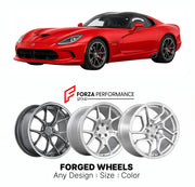 FORGED WHEELS RIMS for DODGE VIPER GTS VX 2013 - 2017

Custom forged wheels for Dodge Viper GTS VX 2013 - 2017. Made-to-order monoblock, 2-piece and 3-piece rims in custom sizes, offsets, colors and finishes with guaranteed fitment.

We manufacture premium quality forged wheels rims for Dodge Viper GTS VX 2013 - 2017 in any design, size, color.

THIS WHEEL DESIGN CAN BE CUSTOM-MADE FOR YOUR CAR IN ANY SIZE AND COLOR OPTIONS
Available in monoblock, 2-piece, 3-piece, duoblock, beadlock
3D wheel renderings are
