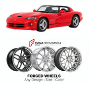 FORGED WHEELS RIMS for DODGE VIPER RT 10 SR II 1996 - 2002

Custom forged wheels for Dodge Viper RT 10 SR II 1996 - 2002. Made-to-order monoblock, 2-piece and 3-piece rims in custom sizes, offsets, colors and finishes with guaranteed fitment.

We manufacture premium quality forged wheels rims for Dodge Viper RT 10 SR II 1996 - 2002 in any design, size, color.

THIS WHEEL DESIGN CAN BE CUSTOM-MADE FOR YOUR CAR IN ANY SIZE AND COLOR OPTIONS
Available in monoblock, 2-piece, 3-piece, duoblock, beadlock
3D wheel