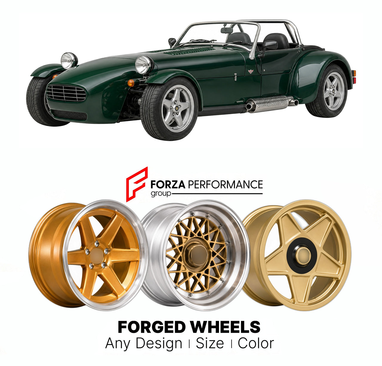 CUSTOM CLASSIC VINTAGE RESTOMOD RETRO OLD SCHOOL FORGED WHEELS RIMS for DONKERVOORT D8 1993 - 2002

Custom forged wheels for Donkervoort D8 1993 - 2002. Classic, vintage, restomod wheel designs made to order in custom sizes, offsets, colors and finishes.

We manufacture premium quality forged wheels rims for Donkervoort D8 1993 - 2002 in any design, size, color.

THIS WHEEL DESIGN CAN BE CUSTOM-MADE FOR YOUR CAR IN ANY SIZE AND COLOR OPTIONS
Available in monoblock, 2-piece, 3-piece, duoblock, beadlock
3D wh