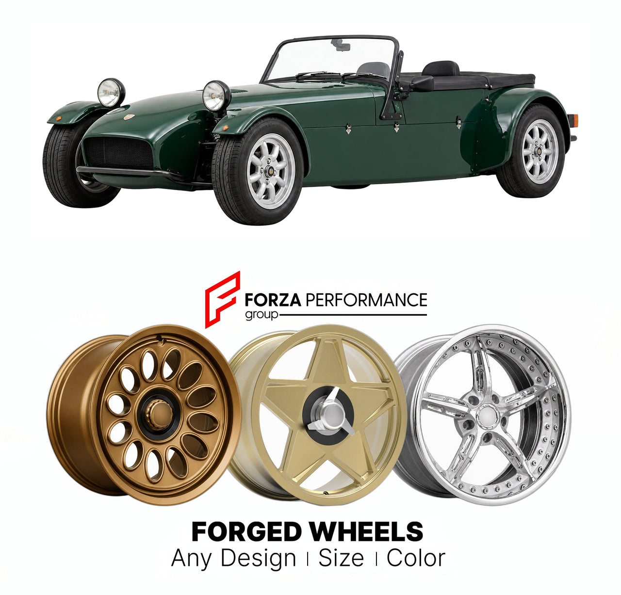 CUSTOM CLASSIC VINTAGE RESTOMOD RETRO OLD SCHOOL FORGED WHEELS RIMS for DONKERVOORT S8 1980 - 1994

Custom forged wheels for Donkervoort S8 1980 - 1994. Classic, vintage, restomod wheel designs made to order in custom sizes, offsets, colors and finishes.

We manufacture premium quality forged wheels rims for Donkervoort S8 1980 - 1994 in any design, size, color.

THIS WHEEL DESIGN CAN BE CUSTOM-MADE FOR YOUR CAR IN ANY SIZE AND COLOR OPTIONS
Available in monoblock, 2-piece, 3-piece, duoblock, beadlock
3D wh