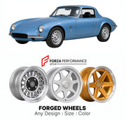 CUSTOM CLASSIC VINTAGE RESTOMOD RETRO OLD SCHOOL FORGED WHEELS RIMS for DUTTON B PLUS 1983 - 1989

Custom forged wheels for Dutton B Plus 1983 - 1989. Classic, vintage, restomod wheel designs made to order in custom sizes, offsets, colors and finishes.

We manufacture premium quality forged wheels rims for Dutton B Plus 1983 - 1989 in any design, size, color.

THIS WHEEL DESIGN CAN BE CUSTOM-MADE FOR YOUR CAR IN ANY SIZE AND COLOR OPTIONS
Available in monoblock, 2-piece, 3-piece, duoblock, beadlock
3D wheel