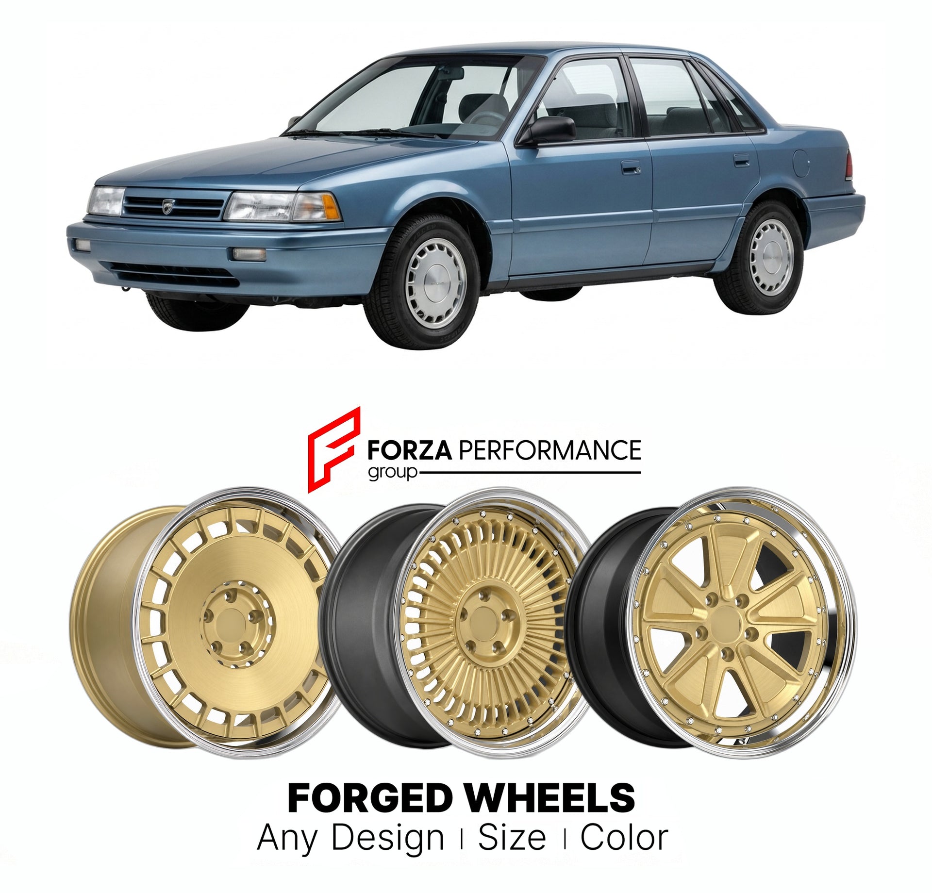 FORGED WHEELS RIMS for EAGLE MEDALLION 1990 - 1990

Custom forged wheels for Eagle Medallion 1990 - 1990. Made-to-order monoblock, 2-piece and 3-piece rims in custom sizes, offsets, colors and finishes with guaranteed fitment.

We manufacture premium quality forged wheels rims for Eagle Medallion 1990 - 1990 in any design, size, color.

THIS WHEEL DESIGN CAN BE CUSTOM-MADE FOR YOUR CAR IN ANY SIZE AND COLOR OPTIONS
Available in monoblock, 2-piece, 3-piece, duoblock, beadlock
3D wheel renderings are provided