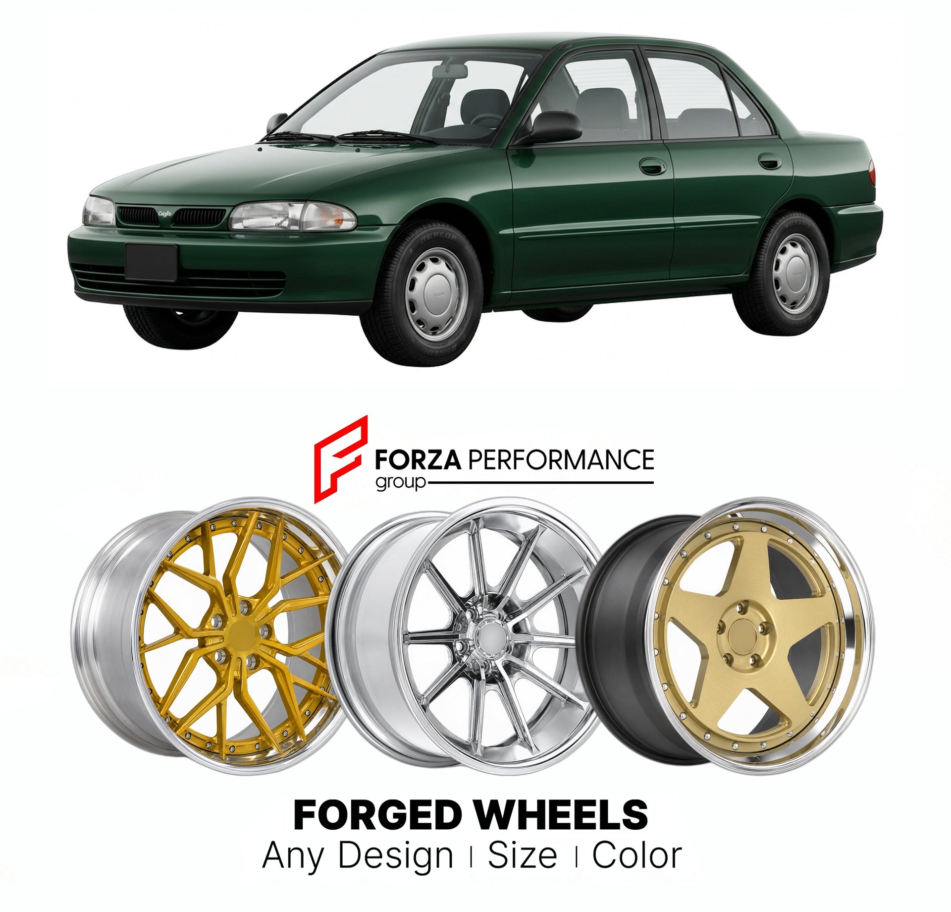 FORGED WHEELS RIMS for EAGLE SUMMIT 1990 - 1996

Custom forged wheels for Eagle Summit 1990 - 1996. Made-to-order monoblock, 2-piece and 3-piece rims in custom sizes, offsets, colors and finishes with guaranteed fitment.

We manufacture premium quality forged wheels rims for Eagle Summit 1990 - 1996 in any design, size, color.

THIS WHEEL DESIGN CAN BE CUSTOM-MADE FOR YOUR CAR IN ANY SIZE AND COLOR OPTIONS
Available in monoblock, 2-piece, 3-piece, duoblock, beadlock
3D wheel renderings are provided accordin