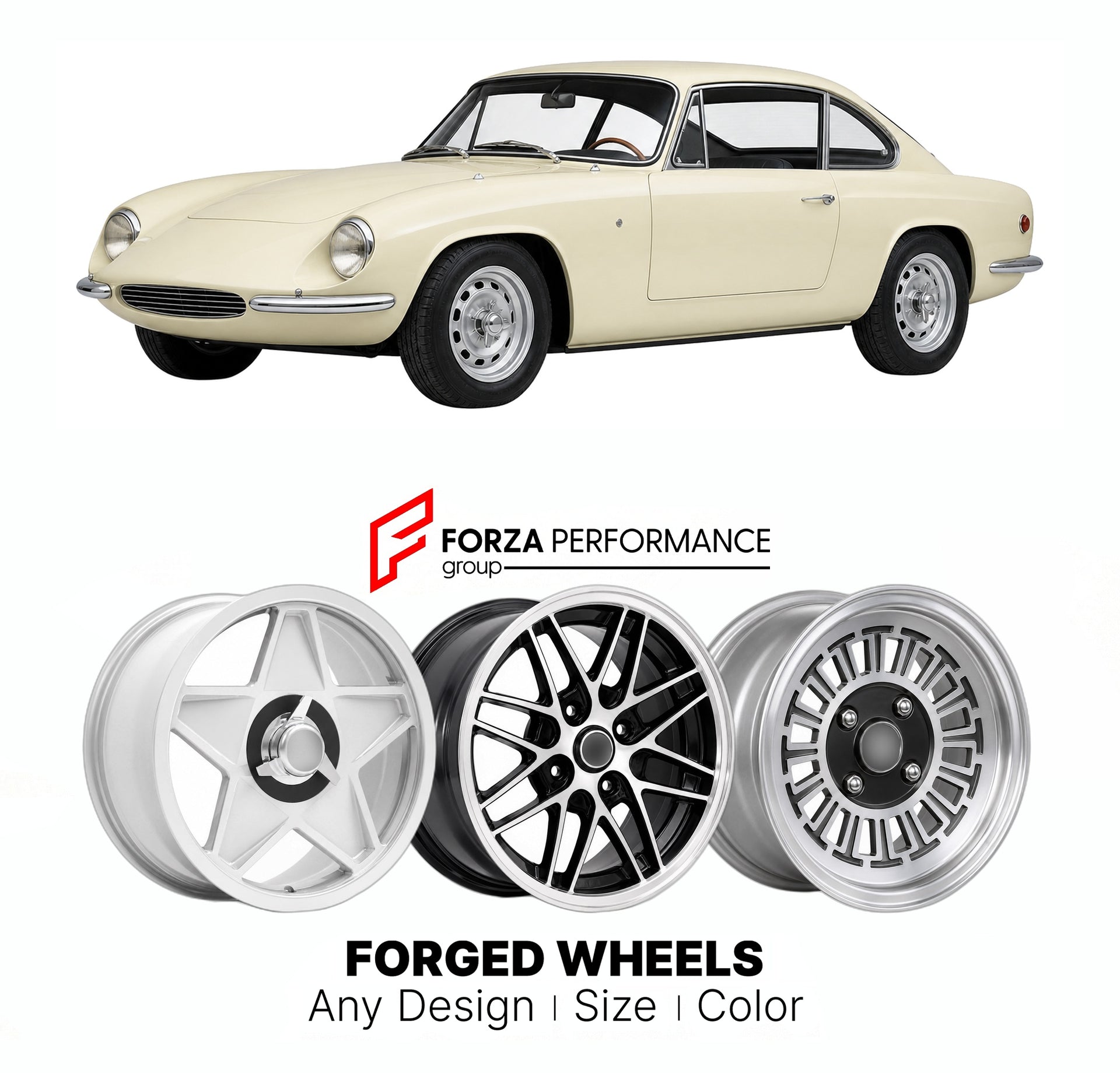 CUSTOM CLASSIC VINTAGE RESTOMOD RETRO OLD SCHOOL FORGED WHEELS RIMS for ELVA GT160 1964 - 1964

Custom forged wheels for Elva GT160 1964 - 1964. Classic, vintage, restomod wheel designs made to order in custom sizes, offsets, colors and finishes.

We manufacture premium quality forged wheels rims for Elva GT160 1964 - 1964 in any design, size, color.

THIS WHEEL DESIGN CAN BE CUSTOM-MADE FOR YOUR CAR IN ANY SIZE AND COLOR OPTIONS
Available in monoblock, 2-piece, 3-piece, duoblock, beadlock
3D wheel renderin