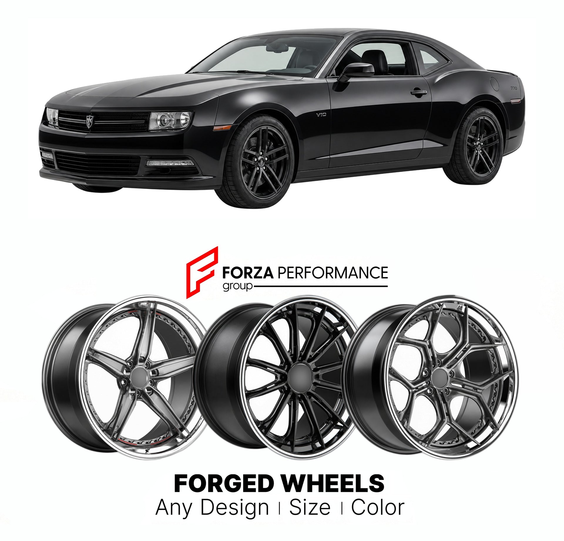 FORGED WHEELS RIMS for EQUUS BASS 770 BLACK EDITION 2014 - 2020

Custom forged wheels for Equus Bass 770 Black Edition 2014 - 2020. Made-to-order monoblock, 2-piece and 3-piece rims in custom sizes, offsets, colors and finishes with guaranteed fitment.

We manufacture premium quality forged wheels rims for Equus Bass 770 Black Edition 2014 - 2020 in any design, size, color.

THIS WHEEL DESIGN CAN BE CUSTOM-MADE FOR YOUR CAR IN ANY SIZE AND COLOR OPTIONS
Available in monoblock, 2-piece, 3-piece, duoblock, be