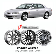 CUSTOM CLASSIC VINTAGE RESTOMOD RETRO OLD SCHOOL FORGED WHEELS RIMS for EUNOS 500 CA 1992 - 1999

Custom forged wheels for Eunos 500 CA 1992 - 1999. Classic, vintage, restomod and retro JDM wheel designs made to order in custom sizes, offsets, colors and finishes with guaranteed fitment.

We manufacture premium quality forged wheels rims for Eunos 500 CA 1992 - 1999 in any design, size, color.

JDM WHEEL DESIGNS: our Japanese collection for sedans and wagons includes designs inspired by Weds Kranze, Leon Ha