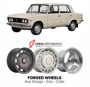 CUSTOM CLASSIC VINTAGE RESTOMOD RETRO OLD SCHOOL FORGED WHEELS RIMS for FSO 125P 1967 - 1991

Custom forged wheels for FSO 125p 1967 - 1991. Classic, vintage, restomod wheel designs made to order in custom sizes, offsets, colors and finishes.

We manufacture premium quality forged wheels rims for FSO 125p 1967 - 1991 in any design, size, color.

THIS WHEEL DESIGN CAN BE CUSTOM-MADE FOR YOUR CAR IN ANY SIZE AND COLOR OPTIONS
Available in monoblock, 2-piece, 3-piece, duoblock, beadlock
3D wheel renderings are