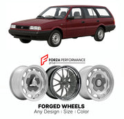 CUSTOM CLASSIC VINTAGE RESTOMOD RETRO OLD SCHOOL FORGED WHEELS RIMS for FSO POLONEZ ATU KOMBI 1996 - 2002

Custom forged wheels for FSO Polonez Atu Kombi 1996 - 2002. Classic, vintage, restomod wheel designs made to order in custom sizes, offsets, colors and finishes.

We manufacture premium quality forged wheels rims for FSO Polonez Atu Kombi 1996 - 2002 in any design, size, color.

THIS WHEEL DESIGN CAN BE CUSTOM-MADE FOR YOUR CAR IN ANY SIZE AND COLOR OPTIONS
Available in monoblock, 2-piece, 3-piece, duo