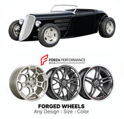 FORGED WHEELS RIMS for FACTORY FIVE 33 HOT ROD 2008+

Custom forged wheels for Factory Five 33 Hot Rod 2008+. Made-to-order monoblock, 2-piece and 3-piece rims in custom sizes, offsets, colors and finishes with guaranteed fitment.

We manufacture premium quality forged wheels rims for Factory Five 33 Hot Rod 2008+ in any design, size, color.

THIS WHEEL DESIGN CAN BE CUSTOM-MADE FOR YOUR CAR IN ANY SIZE AND COLOR OPTIONS
Available in monoblock, 2-piece, 3-piece, duoblock, beadlock
3D wheel renderings are pr