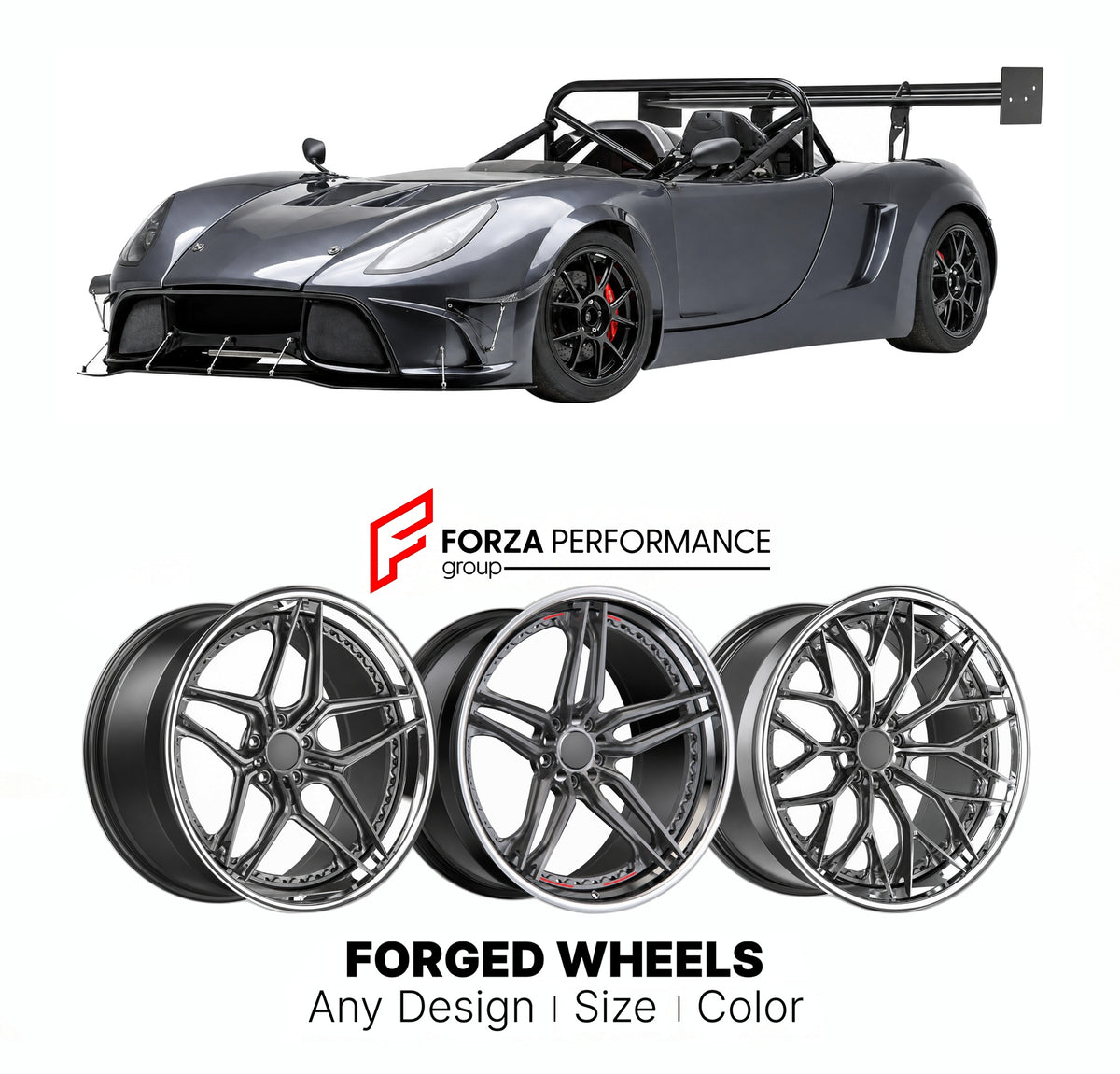 FORGED WHEELS RIMS for FACTORY FIVE 818R 2013 - 2021

Custom forged wheels for Factory Five 818R 2013 - 2021. Made-to-order monoblock, 2-piece and 3-piece rims in custom sizes, offsets, colors and finishes with guaranteed fitment.

We manufacture premium quality forged wheels rims for Factory Five 818R 2013 - 2021 in any design, size, color.

THIS WHEEL DESIGN CAN BE CUSTOM-MADE FOR YOUR CAR IN ANY SIZE AND COLOR OPTIONS
Available in monoblock, 2-piece, 3-piece, duoblock, beadlock
3D wheel renderings are pr