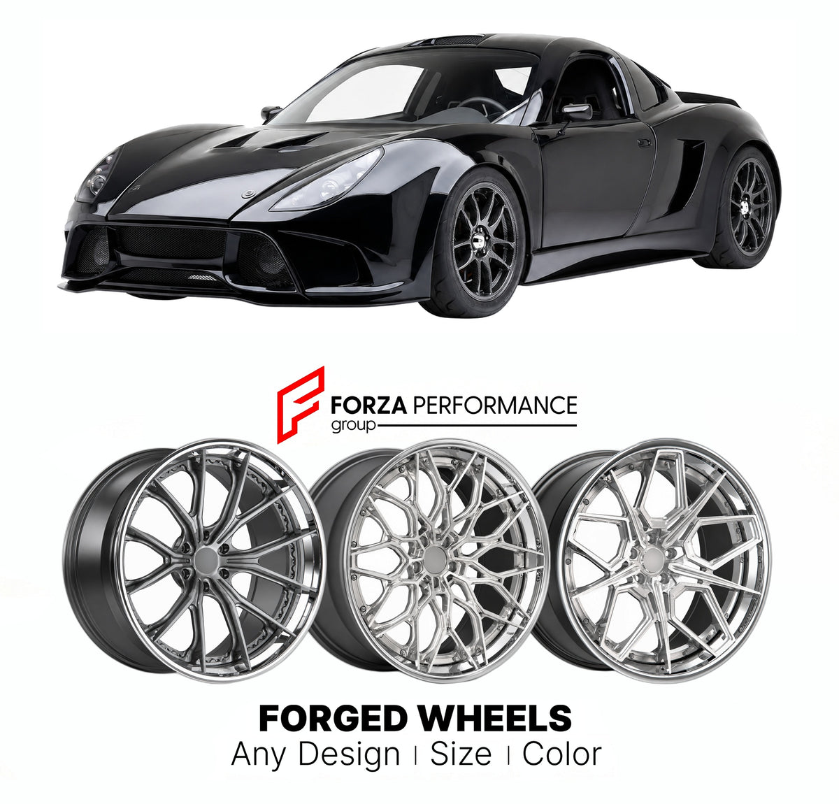 FORGED WHEELS RIMS for FACTORY FIVE 818 818C MID-ENGINE KIT 2015 - 2022

Custom forged wheels for Factory Five 818 818C Mid-Engine Kit 2015 - 2022. Made-to-order monoblock, 2-piece and 3-piece rims in custom sizes, offsets, colors and finishes with guaranteed fitment.

We manufacture premium quality forged wheels rims for Factory Five 818 818C Mid-Engine Kit 2015 - 2022 in any design, size, color.

THIS WHEEL DESIGN CAN BE CUSTOM-MADE FOR YOUR CAR IN ANY SIZE AND COLOR OPTIONS
Available in monoblock, 2-piec