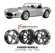 FORGED WHEELS RIMS for FACTORY FIVE MK4 ROADSTER COBRA-INSPIRED KIT CAR 1995+

Custom forged wheels for Factory Five Mk4 Roadster Cobra-Inspired Kit Car 1995+. Made-to-order monoblock, 2-piece and 3-piece rims in custom sizes, offsets, colors and finishes with guaranteed fitment.

We manufacture premium quality forged wheels rims for Factory Five Mk4 Roadster Cobra-Inspired Kit Car 1995+ in any design, size, color.

THIS WHEEL DESIGN CAN BE CUSTOM-MADE FOR YOUR CAR IN ANY SIZE AND COLOR OPTIONS
Available in