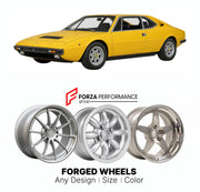 CUSTOM CLASSIC VINTAGE RESTOMOD RETRO OLD SCHOOL FORGED WHEELS RIMS for FERRARI DINO 308 GT4 BERTONE 2+2 1973 - 1980

Custom forged wheels for Ferrari Dino 308 GT4 Bertone 2+2 1973 - 1980. Classic, vintage, restomod wheel designs made to order in custom sizes, offsets, colors and finishes.

We manufacture premium quality forged wheels rims for Ferrari Dino 308 GT4 Bertone 2+2 1973 - 1980 in any design, size, color.

THIS WHEEL DESIGN CAN BE CUSTOM-MADE FOR YOUR CAR IN ANY SIZE AND COLOR OPTIONS
Available in