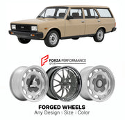 CUSTOM CLASSIC VINTAGE RESTOMOD RETRO OLD SCHOOL FORGED WHEELS RIMS for FIAT 131 FAMILIARE 1975 - 1984

Custom forged wheels for Fiat 131 Familiare 1975 - 1984. Classic, vintage, restomod wheel designs made to order in custom sizes, offsets, colors and finishes.

We manufacture premium quality forged wheels rims for Fiat 131 Familiare 1975 - 1984 in any design, size, color.

THIS WHEEL DESIGN CAN BE CUSTOM-MADE FOR YOUR CAR IN ANY SIZE AND COLOR OPTIONS
Available in monoblock, 2-piece, 3-piece, duoblock, be