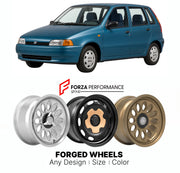 CUSTOM CLASSIC VINTAGE RESTOMOD RETRO OLD SCHOOL FORGED WHEELS RIMS for FIAT PUNTO MK 1 1993 - 1999

Custom forged wheels for Fiat Punto MK 1 1993 - 1999. Classic, vintage, restomod wheel designs made to order in custom sizes, offsets, colors and finishes.

We manufacture premium quality forged wheels rims for Fiat Punto MK 1 1993 - 1999 in any design, size, color.

THIS WHEEL DESIGN CAN BE CUSTOM-MADE FOR YOUR CAR IN ANY SIZE AND COLOR OPTIONS
Available in monoblock, 2-piece, 3-piece, duoblock, beadlock
3D