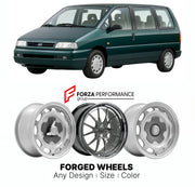 CUSTOM CLASSIC VINTAGE RESTOMOD RETRO OLD SCHOOL FORGED WHEELS RIMS for FIAT ULYSSE MK 1 1994 - 2002

Custom forged wheels for Fiat Ulysse MK 1 1994 - 2002. Classic, vintage, restomod wheel designs made to order in custom sizes, offsets, colors and finishes.

We manufacture premium quality forged wheels rims for Fiat Ulysse MK 1 1994 - 2002 in any design, size, color.

THIS WHEEL DESIGN CAN BE CUSTOM-MADE FOR YOUR CAR IN ANY SIZE AND COLOR OPTIONS
Available in monoblock, 2-piece, 3-piece, duoblock, beadlock