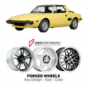 CUSTOM CLASSIC VINTAGE RESTOMOD RETRO OLD SCHOOL FORGED WHEELS RIMS for FIAT X1 9 1972 - 1989

Custom forged wheels for Fiat X1 9 1972 - 1989. Classic, vintage, restomod wheel designs made to order in custom sizes, offsets, colors and finishes.

We manufacture premium quality forged wheels rims for Fiat X1 9 1972 - 1989 in any design, size, color.

THIS WHEEL DESIGN CAN BE CUSTOM-MADE FOR YOUR CAR IN ANY SIZE AND COLOR OPTIONS
Available in monoblock, 2-piece, 3-piece, duoblock, beadlock
3D wheel renderings 