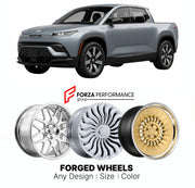 FORGED WHEELS RIMS for FISKER ALASKA 2025 - 2026

Custom forged wheels for Fisker Alaska 2025 - 2026. Made-to-order monoblock, 2-piece and 3-piece rims in custom sizes, offsets, colors and finishes with guaranteed fitment.

We manufacture premium quality forged wheels rims for Fisker Alaska 2025 - 2026 in any design, size, color.

THIS WHEEL DESIGN CAN BE CUSTOM-MADE FOR YOUR CAR IN ANY SIZE AND COLOR OPTIONS
Available in monoblock, 2-piece, 3-piece, duoblock, beadlock
3D wheel renderings are provided accor