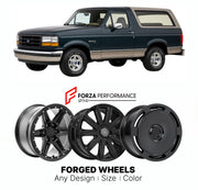 FORGED WHEELS RIMS for FORD BRONCO XL SPORT 1992 - 1996

Custom forged wheels for Ford Bronco XL Sport 1992 - 1996. Made-to-order monoblock, 2-piece and 3-piece rims in custom sizes, offsets, colors and finishes with guaranteed fitment.

We manufacture premium quality forged wheels rims for Ford Bronco XL Sport 1992 - 1996 in any design, size, color.

THIS WHEEL DESIGN CAN BE CUSTOM-MADE FOR YOUR CAR IN ANY SIZE AND COLOR OPTIONS
Available in monoblock, 2-piece, 3-piece, duoblock, beadlock
3D wheel renderin