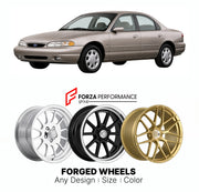 FORGED WHEELS RIMS for FORD CONTOUR SE 1995 - 2000

Custom forged wheels for Ford Contour SE 1995 - 2000. Made-to-order monoblock, 2-piece and 3-piece rims in custom sizes, offsets, colors and finishes with guaranteed fitment.

We manufacture premium quality forged wheels rims for Ford Contour SE 1995 - 2000 in any design, size, color.

THIS WHEEL DESIGN CAN BE CUSTOM-MADE FOR YOUR CAR IN ANY SIZE AND COLOR OPTIONS
Available in monoblock, 2-piece, 3-piece, duoblock, beadlock
3D wheel renderings are provided