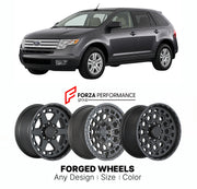 FORGED WHEELS RIMS for FORD EDGE SEL 2007 - 2024

Custom forged wheels for Ford Edge SEL 2007 - 2024. Made-to-order monoblock, 2-piece and 3-piece rims in custom sizes, offsets, colors and finishes with guaranteed fitment.

We manufacture premium quality forged wheels rims for Ford Edge SEL 2007 - 2024 in any design, size, color.

THIS WHEEL DESIGN CAN BE CUSTOM-MADE FOR YOUR CAR IN ANY SIZE AND COLOR OPTIONS
Available in monoblock, 2-piece, 3-piece, duoblock, beadlock
3D wheel renderings are provided accor