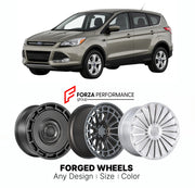 FORGED WHEELS RIMS for FORD ESCAPE 2013 - 2019

Custom forged wheels for Ford Escape 2013 - 2019. Made-to-order monoblock, 2-piece and 3-piece rims in custom sizes, offsets, colors and finishes with guaranteed fitment.

We manufacture premium quality forged wheels rims for Ford Escape 2013 - 2019 in any design, size, color.

THIS WHEEL DESIGN CAN BE CUSTOM-MADE FOR YOUR CAR IN ANY SIZE AND COLOR OPTIONS
Available in monoblock, 2-piece, 3-piece, duoblock, beadlock
3D wheel renderings are provided according t
