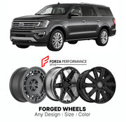 FORGED WHEELS RIMS for FORD EXPEDITION PLATINUM 1997+

Custom forged wheels for Ford Expedition Platinum 1997+. Made-to-order monoblock, 2-piece and 3-piece rims in custom sizes, offsets, colors and finishes with guaranteed fitment.

We manufacture premium quality forged wheels rims for Ford Expedition Platinum 1997+ in any design, size, color.

THIS WHEEL DESIGN CAN BE CUSTOM-MADE FOR YOUR CAR IN ANY SIZE AND COLOR OPTIONS
Available in monoblock, 2-piece, 3-piece, duoblock, beadlock
3D wheel renderings are