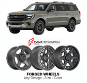 FORGED WHEELS RIMS for FORD EXPEDITION TREMOR 1997+

Custom forged wheels for Ford Expedition Tremor 1997+. Made-to-order monoblock, 2-piece and 3-piece rims in custom sizes, offsets, colors and finishes with guaranteed fitment.

We manufacture premium quality forged wheels rims for Ford Expedition Tremor 1997+ in any design, size, color.

THIS WHEEL DESIGN CAN BE CUSTOM-MADE FOR YOUR CAR IN ANY SIZE AND COLOR OPTIONS
Available in monoblock, 2-piece, 3-piece, duoblock, beadlock
3D wheel renderings are provi