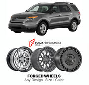 FORGED WHEELS RIMS for FORD EXPLORER 2011 - 2019

Custom forged wheels for Ford Explorer 2011 - 2019. Made-to-order monoblock, 2-piece and 3-piece rims in custom sizes, offsets, colors and finishes with guaranteed fitment.

We manufacture premium quality forged wheels rims for Ford Explorer 2011 - 2019 in any design, size, color.

THIS WHEEL DESIGN CAN BE CUSTOM-MADE FOR YOUR CAR IN ANY SIZE AND COLOR OPTIONS
Available in monoblock, 2-piece, 3-piece, duoblock, beadlock
3D wheel renderings are provided accor