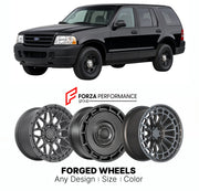 FORGED WHEELS RIMS for FORD EXPLORER POLICE INTERCEPTOR UTILITY 2002 - 2019

Custom forged wheels for Ford Explorer Police Interceptor Utility 2002 - 2019. Made-to-order monoblock, 2-piece and 3-piece rims in custom sizes, offsets, colors and finishes with guaranteed fitment.

We manufacture premium quality forged wheels rims for Ford Explorer Police Interceptor Utility 2002 - 2019 in any design, size, color.

THIS WHEEL DESIGN CAN BE CUSTOM-MADE FOR YOUR CAR IN ANY SIZE AND COLOR OPTIONS
Available in monob