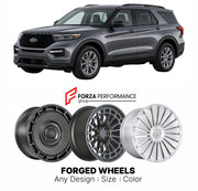 FORGED WHEELS RIMS for FORD EXPLORER ST-LINE 2020+

Custom forged wheels for Ford Explorer ST-Line 2020+. Made-to-order monoblock, 2-piece and 3-piece rims in custom sizes, offsets, colors and finishes with guaranteed fitment.

We manufacture premium quality forged wheels rims for Ford Explorer ST-Line 2020+ in any design, size, color.

THIS WHEEL DESIGN CAN BE CUSTOM-MADE FOR YOUR CAR IN ANY SIZE AND COLOR OPTIONS
Available in monoblock, 2-piece, 3-piece, duoblock, beadlock
3D wheel renderings are provided
