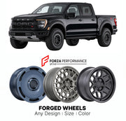 FORGED WHEELS RIMS for FORD F-150RAPTOR R 2021+

Custom forged wheels for Ford F-150Raptor R 2021+. Made-to-order monoblock, 2-piece and 3-piece rims in custom sizes, offsets, colors and finishes with guaranteed fitment.

We manufacture premium quality forged wheels rims for Ford F-150Raptor R 2021+ in any design, size, color.

THIS WHEEL DESIGN CAN BE CUSTOM-MADE FOR YOUR CAR IN ANY SIZE AND COLOR OPTIONS
Available in monoblock, 2-piece, 3-piece, duoblock, beadlock
3D wheel renderings are provided accordin
