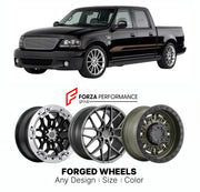FORGED WHEELS RIMS for FORD F-150 HARLEY-DAVIDSON EDITION SPECIAL 2000 - 2012

Custom forged wheels for Ford F-150 Harley-Davidson Edition Special 2000 - 2012. Made-to-order monoblock, 2-piece and 3-piece rims in custom sizes, offsets, colors and finishes with guaranteed fitment.

We manufacture premium quality forged wheels rims for Ford F-150 Harley-Davidson Edition Special 2000 - 2012 in any design, size, color.

THIS WHEEL DESIGN CAN BE CUSTOM-MADE FOR YOUR CAR IN ANY SIZE AND COLOR OPTIONS
Available in