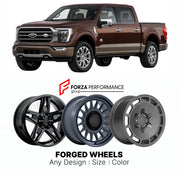 FORGED WHEELS RIMS for FORD F-150 KING RANCH 2021+

Custom forged wheels for Ford F-150 King Ranch 2021+. Made-to-order monoblock, 2-piece and 3-piece rims in custom sizes, offsets, colors and finishes with guaranteed fitment.

We manufacture premium quality forged wheels rims for Ford F-150 King Ranch 2021+ in any design, size, color.

THIS WHEEL DESIGN CAN BE CUSTOM-MADE FOR YOUR CAR IN ANY SIZE AND COLOR OPTIONS
Available in monoblock, 2-piece, 3-piece, duoblock, beadlock
3D wheel renderings are provided