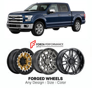 FORGED WHEELS RIMS for FORD F-150 LARIAT 2015 - 2020

Custom forged wheels for Ford F-150 Lariat 2015 - 2020. Made-to-order monoblock, 2-piece and 3-piece rims in custom sizes, offsets, colors and finishes with guaranteed fitment.

We manufacture premium quality forged wheels rims for Ford F-150 Lariat 2015 - 2020 in any design, size, color.

THIS WHEEL DESIGN CAN BE CUSTOM-MADE FOR YOUR CAR IN ANY SIZE AND COLOR OPTIONS
Available in monoblock, 2-piece, 3-piece, duoblock, beadlock
3D wheel renderings are pr