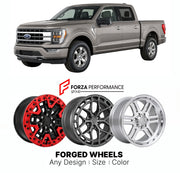 FORGED WHEELS RIMS for FORD F-150 LARIAT 2021+

Custom forged wheels for Ford F-150 Lariat 2021+. Made-to-order monoblock, 2-piece and 3-piece rims in custom sizes, offsets, colors and finishes with guaranteed fitment.

We manufacture premium quality forged wheels rims for Ford F-150 Lariat 2021+ in any design, size, color.

THIS WHEEL DESIGN CAN BE CUSTOM-MADE FOR YOUR CAR IN ANY SIZE AND COLOR OPTIONS
Available in monoblock, 2-piece, 3-piece, duoblock, beadlock
3D wheel renderings are provided according t