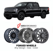 FORGED WHEELS RIMS for FORD F-150 LIGHTNING PLATINUM BLACK EV 2022+

Custom forged wheels for Ford F-150 Lightning Platinum Black EV 2022+. Made-to-order monoblock, 2-piece and 3-piece rims in custom sizes, offsets, colors and finishes with guaranteed fitment.

We manufacture premium quality forged wheels rims for Ford F-150 Lightning Platinum Black EV 2022+ in any design, size, color.

THIS WHEEL DESIGN CAN BE CUSTOM-MADE FOR YOUR CAR IN ANY SIZE AND COLOR OPTIONS
Available in monoblock, 2-piece, 3-piece, 